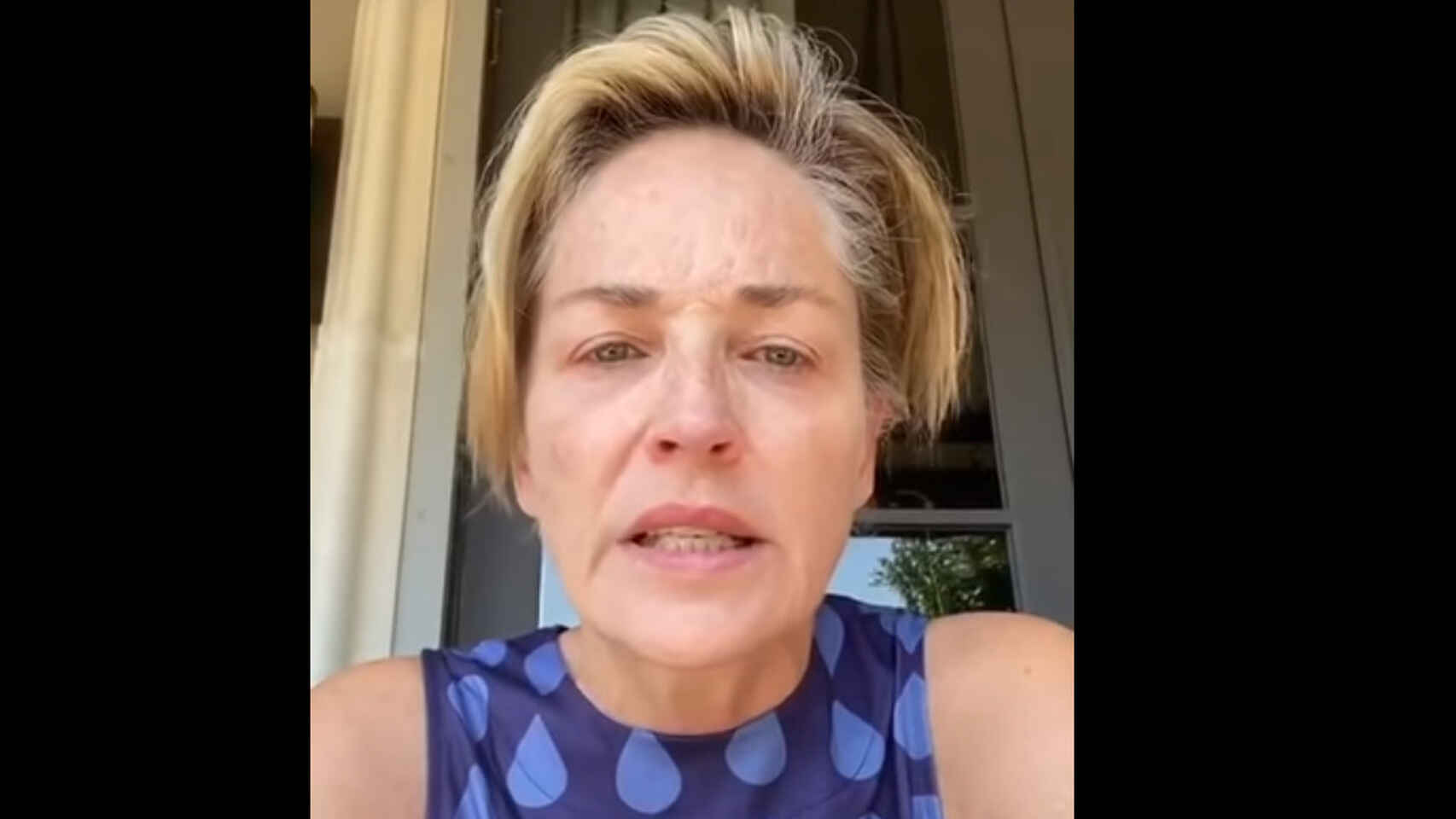 Familiares de Sharon Stone mueren por coronavirus y culpa a Trump: “No voten por un asesino”