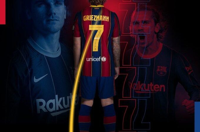 Antoine Griezmann volverá a usar su mítico 7 en el Barcelona
