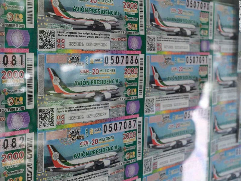 Lotería Nacional no ha pagado a ningún ganador de la rifa del avión presidencial
