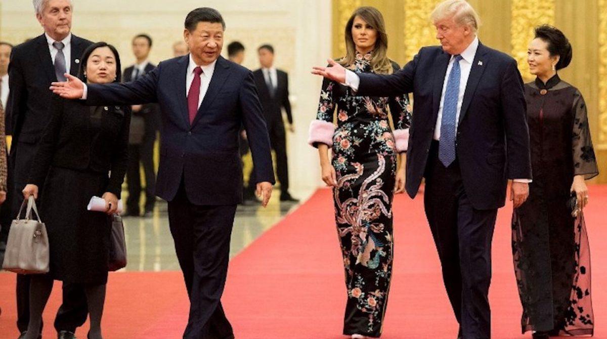 presidente Trump y presidente Xi