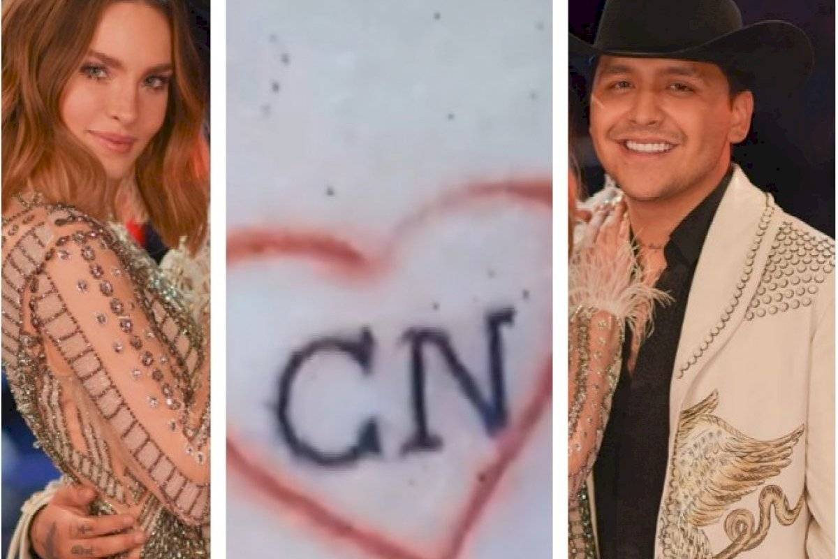 Belinda ¿confirma que Cristian Nodal es el amor de su vida y se tatúa su nombre en el tobillo?