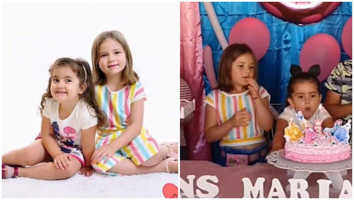 Así se veían ‘la niña del pastel’ y su hermana previo al festejo que se hizo viral