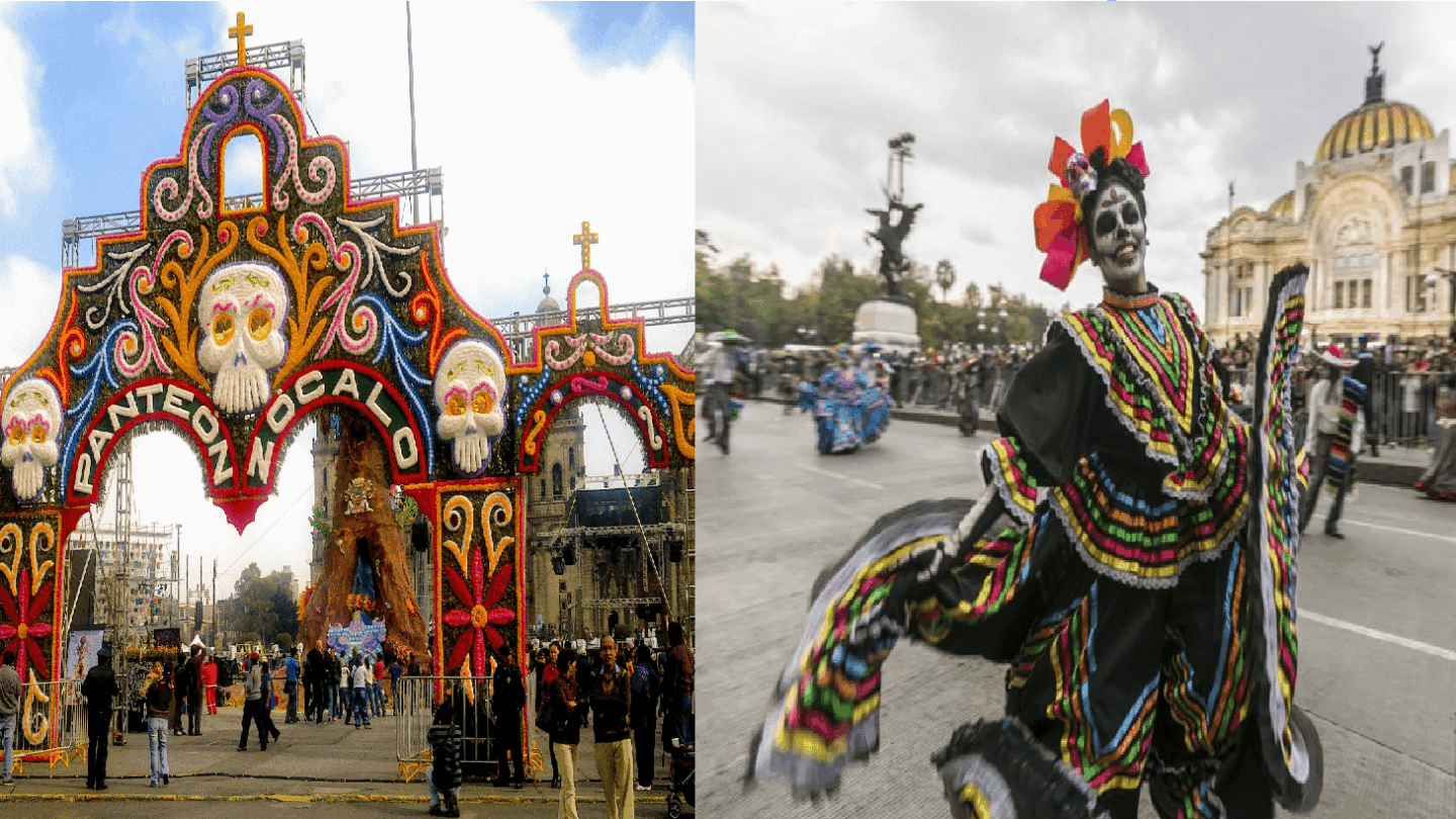 Ofrenda monumental en Zócalo y desfile de CdMx
