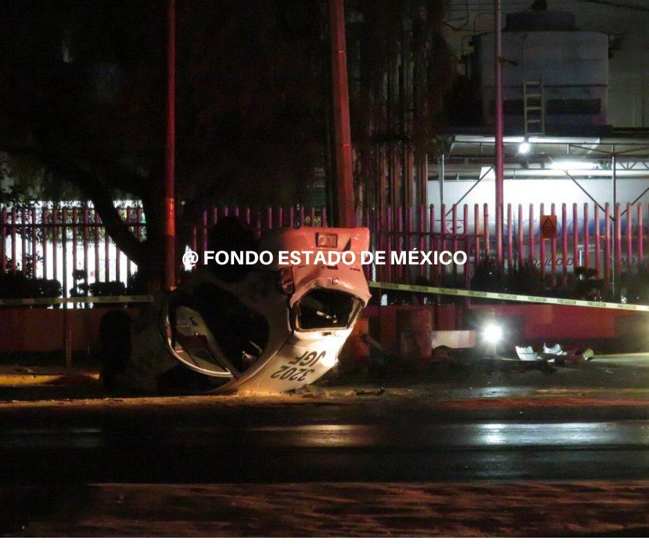 TRAGEDIA: Tremendo choque deja muerta a una niña y al taxista que conducía, perdió el control