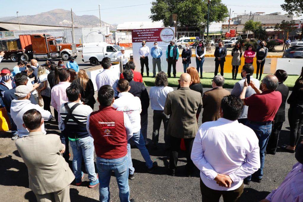 Rehabilitan calles y el rastro municipal de Tlalnepantla