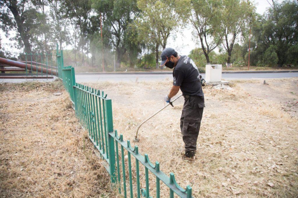 Recupera Tequios más de 250 espacios verdes