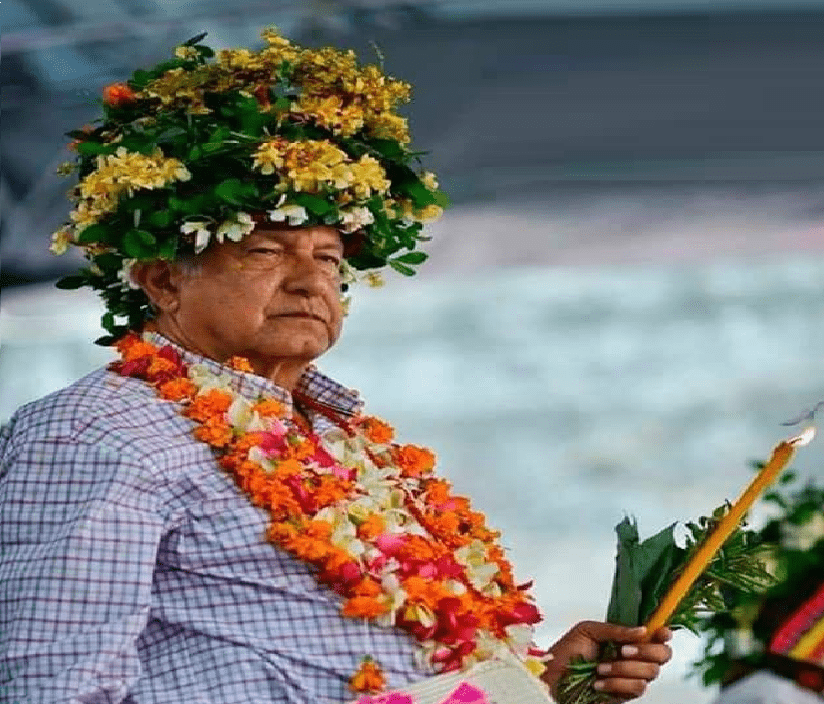 AMLO dice que no es un florero y no esta de adorno en el gobierno