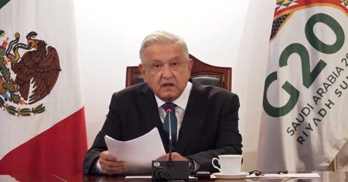 AMLO solicita ante G20 perdonar deudas a países pobres del mundo