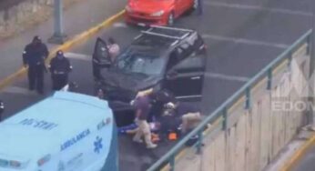 Vídeo | Atropellan a asaltantes que robaron 200 mil pesos en Naucalpan