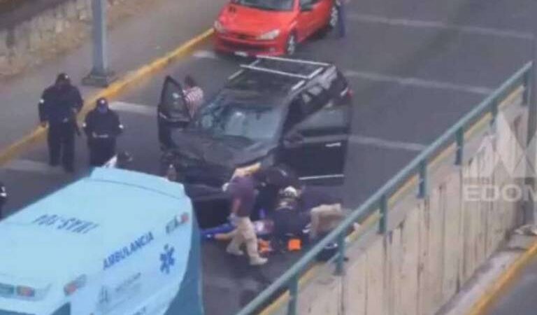 Vídeo | Atropellan a asaltantes que robaron 200 mil pesos en Naucalpan
