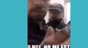 Vídeo | El golpeador de mujeres ‘Eleazar Gómez’ pide que no lo graben al ser detenido