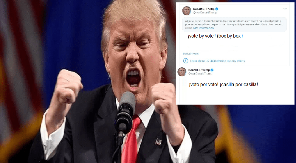 Trump pide por Twitter