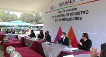Firman Edoméx y Naucalpan convenio para registrar a verificadores municipales