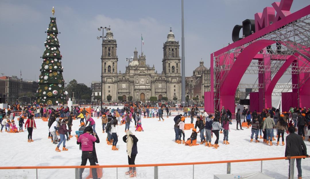 Se cancela pista de hielo en el Zócalo este 2020