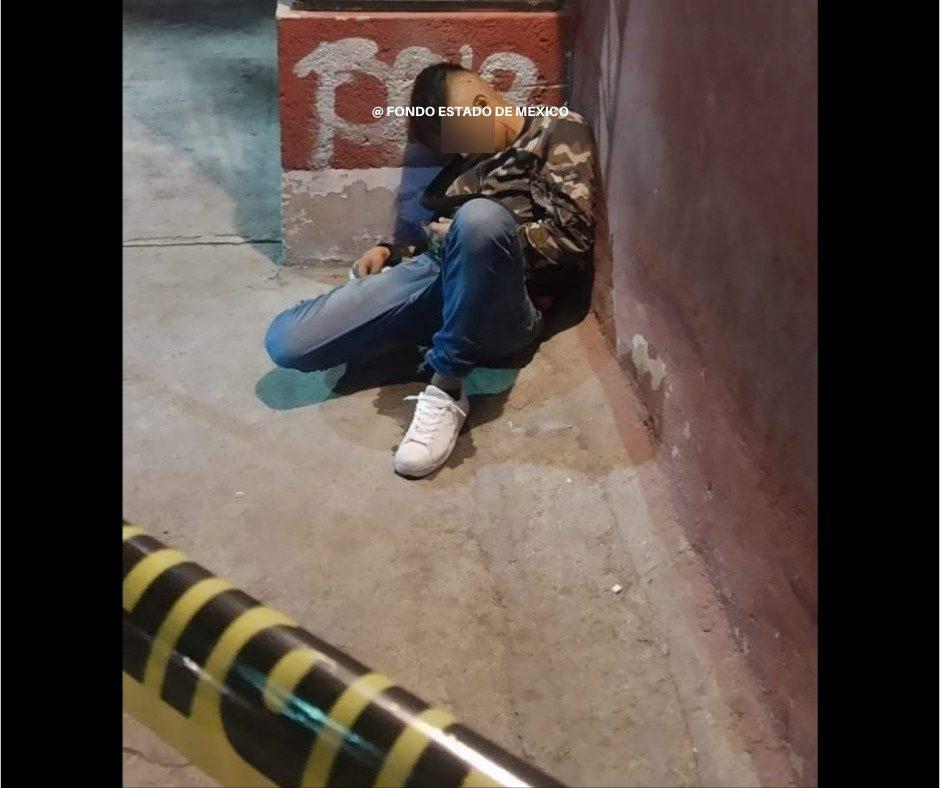 CHÉCALO: Emboscan y asesinan a joven en calles del Edomex; andaba en muy malos pasos