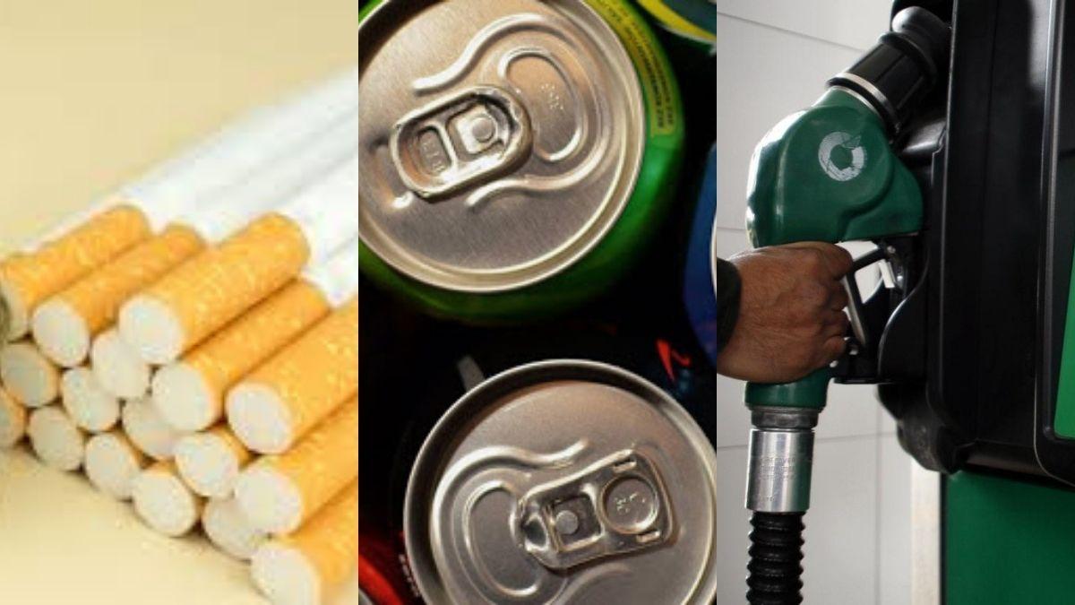 Cigarros, refrescos y gasolinas aumentarán de precio