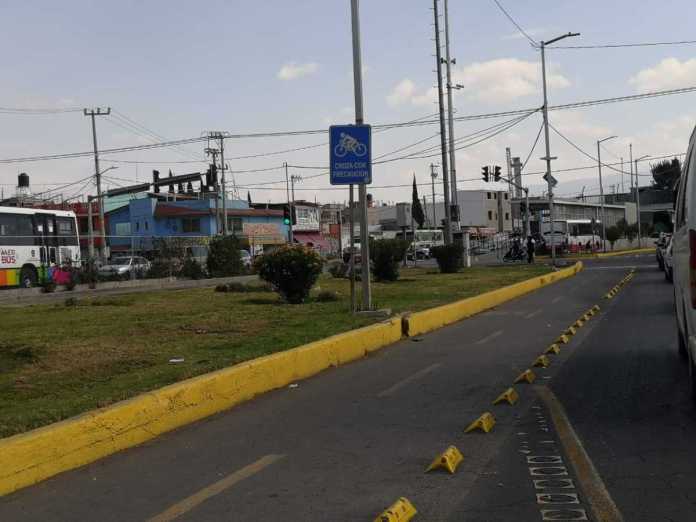 En abandono total las ciclovías de Chimalhuacán y Nezahualcóyotl