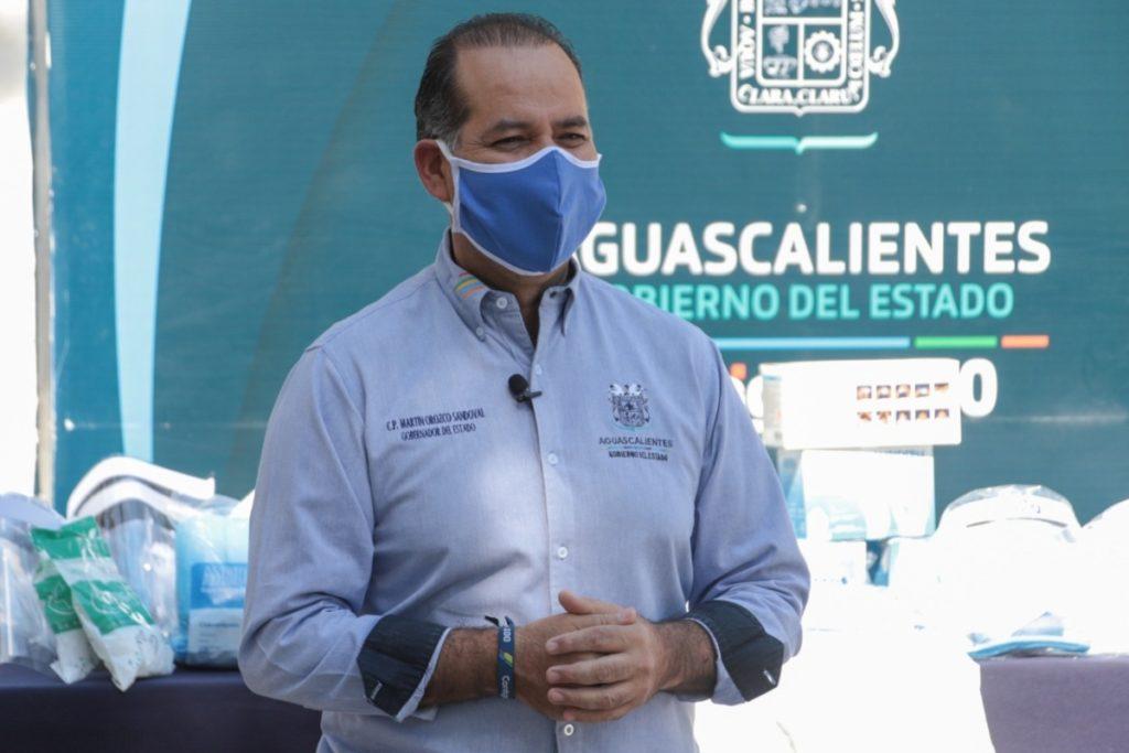 Gobernador de Aguascalientes  agradece generosidad al donar insumos para enfrentar pandemia