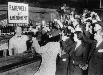 Hoy se cumplen 87 años de que EE.UU. terminó la prohibición al alcohol