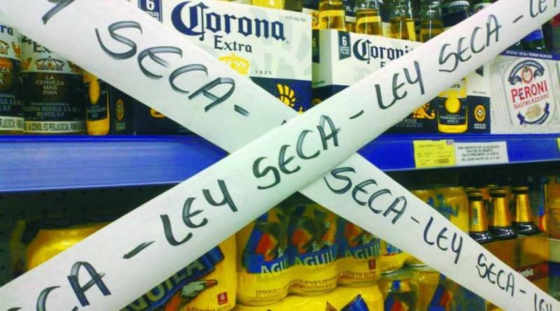 Ley Seca el 24, 25, 31 de Diciembre y 1 de enero para evitar contagios de Covid-19