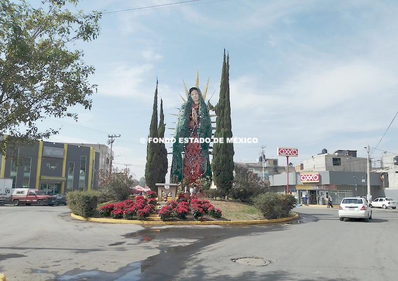 VIDEO. Se queda sola Virgen de Guadalupe monumental en Ecatepec por la pandemia