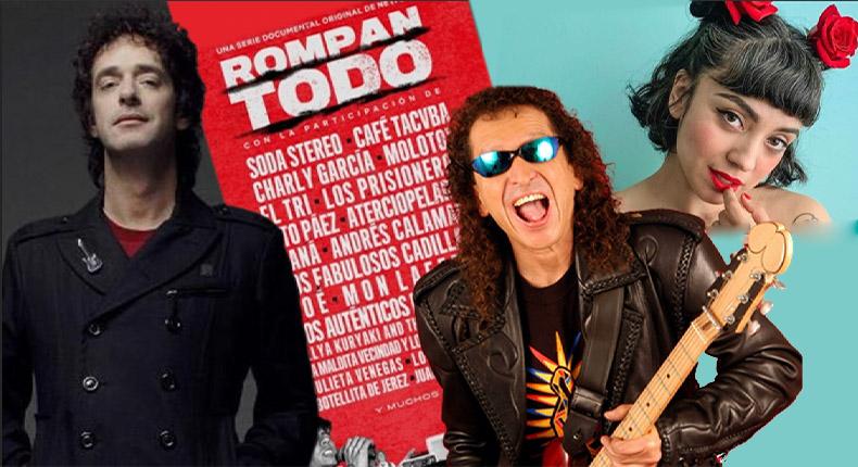 Estas son los músicos y bandas que aparecerán en el documental “Rompan todo”