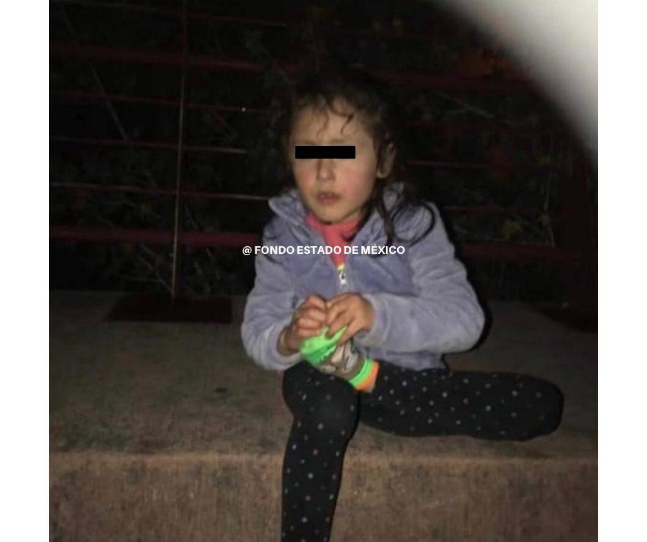 ¡QUÉ DESCUIDO!: Pequeña salió de su hogar y nadie lo notó; terminó extraviada en calles del Edomex