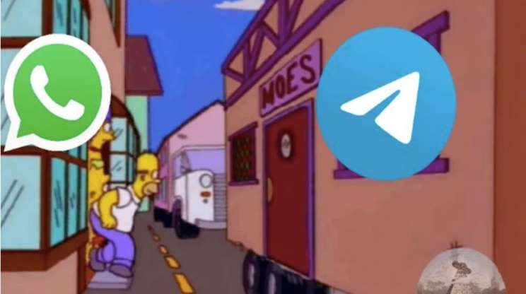 Los memes del ‘adiós’ a WhatsApp y la llegada a Telegram