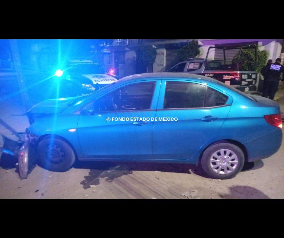 CHÉCALO: Recupera policía de Ecatepec 2 autos robados en una noche; los criminales huyeron