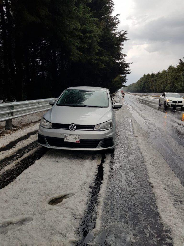 Galería: Cae granizada en la México-Cuernavaca