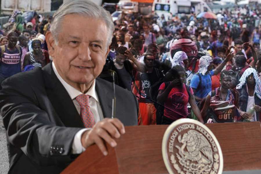 AMLO dice que se vacunaría a migrantes indocumentados