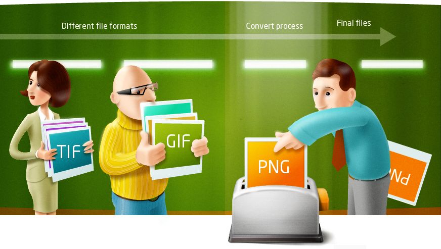 Software reaConverter permite conversión de numerosos formatos de imagen