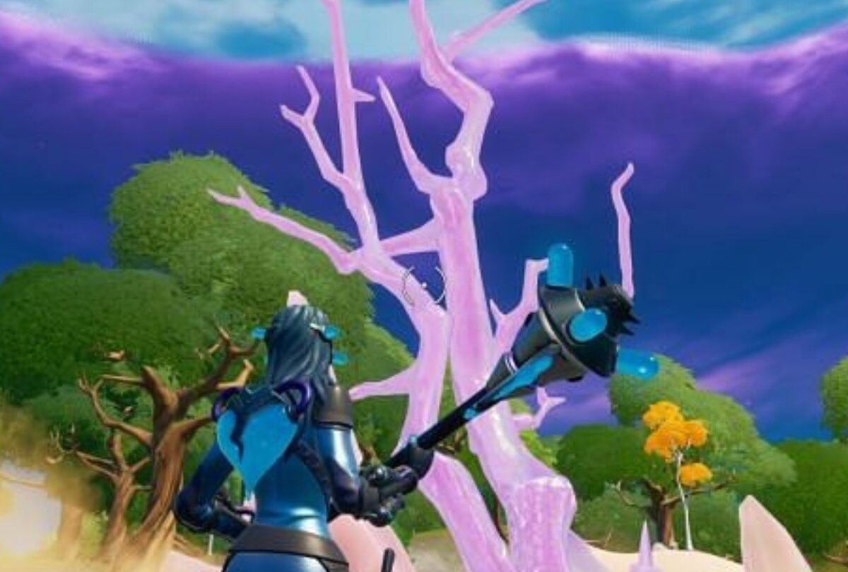 Desafíos de la semana 13 de la temporada 5 de Fortnite dónde encontrar y destruir árboles de cristal |