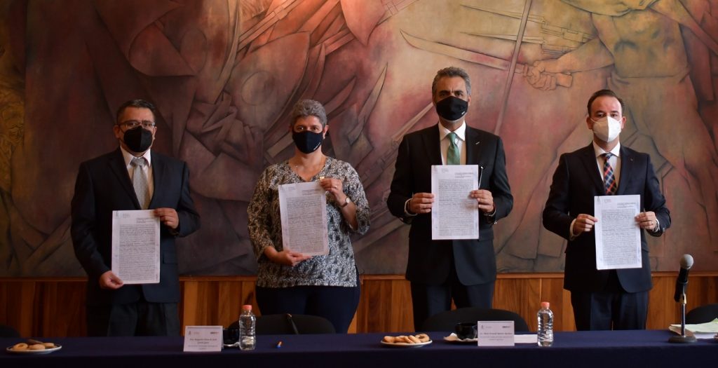 Rectoría y sindicato de la UAQ firman convenio ante la Junta Local de Conciliación y Arbitraje