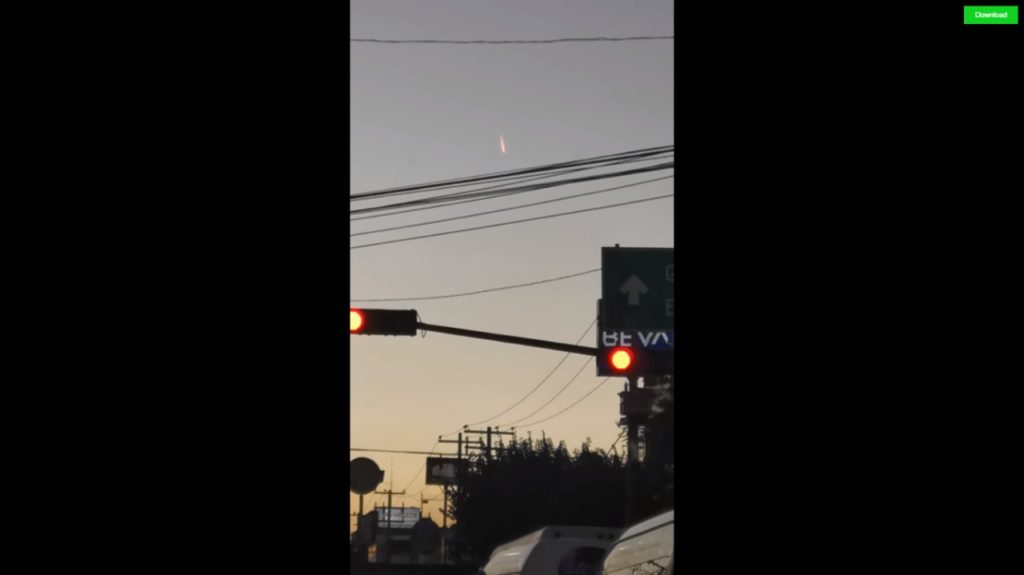 ALV Aparece Objeto Luminoso En El Cielo De Morelia