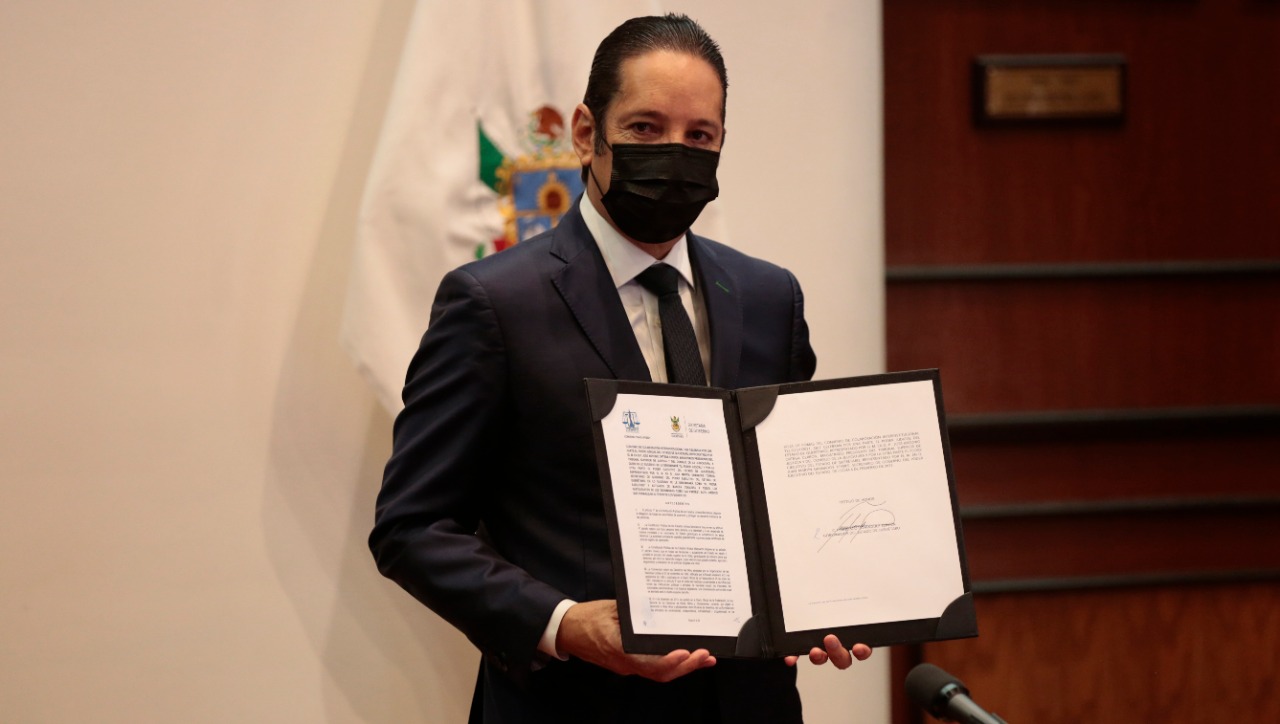 Gobierno de Querétaro y TSJ firman convenio para agilizar la impresión de actas del estado civil