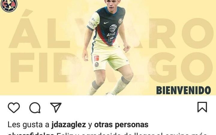 América anunció a Álvaro Fidalgo como último refuerzo del torneo