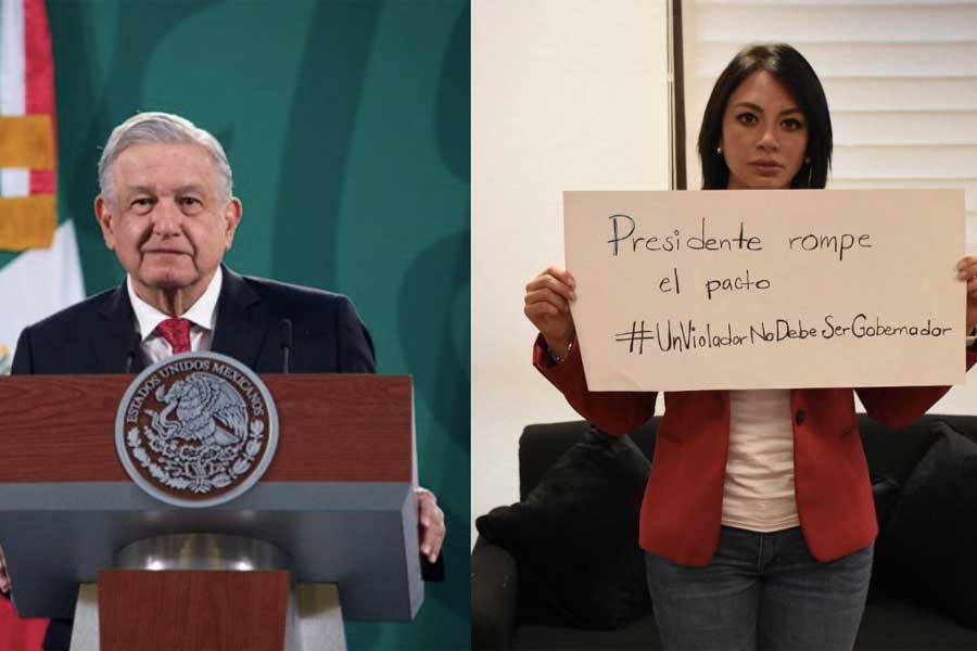 AMLO asegura que conservadores “se montan” del feminismo