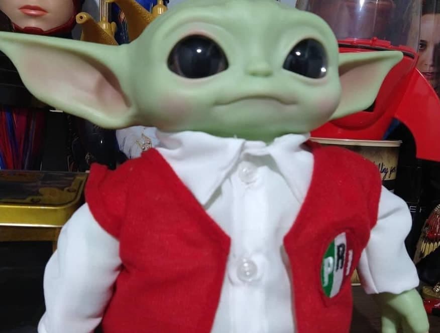 El PRI recluta a ‘Baby Yoda’, personaje de Disney con derechos de autor