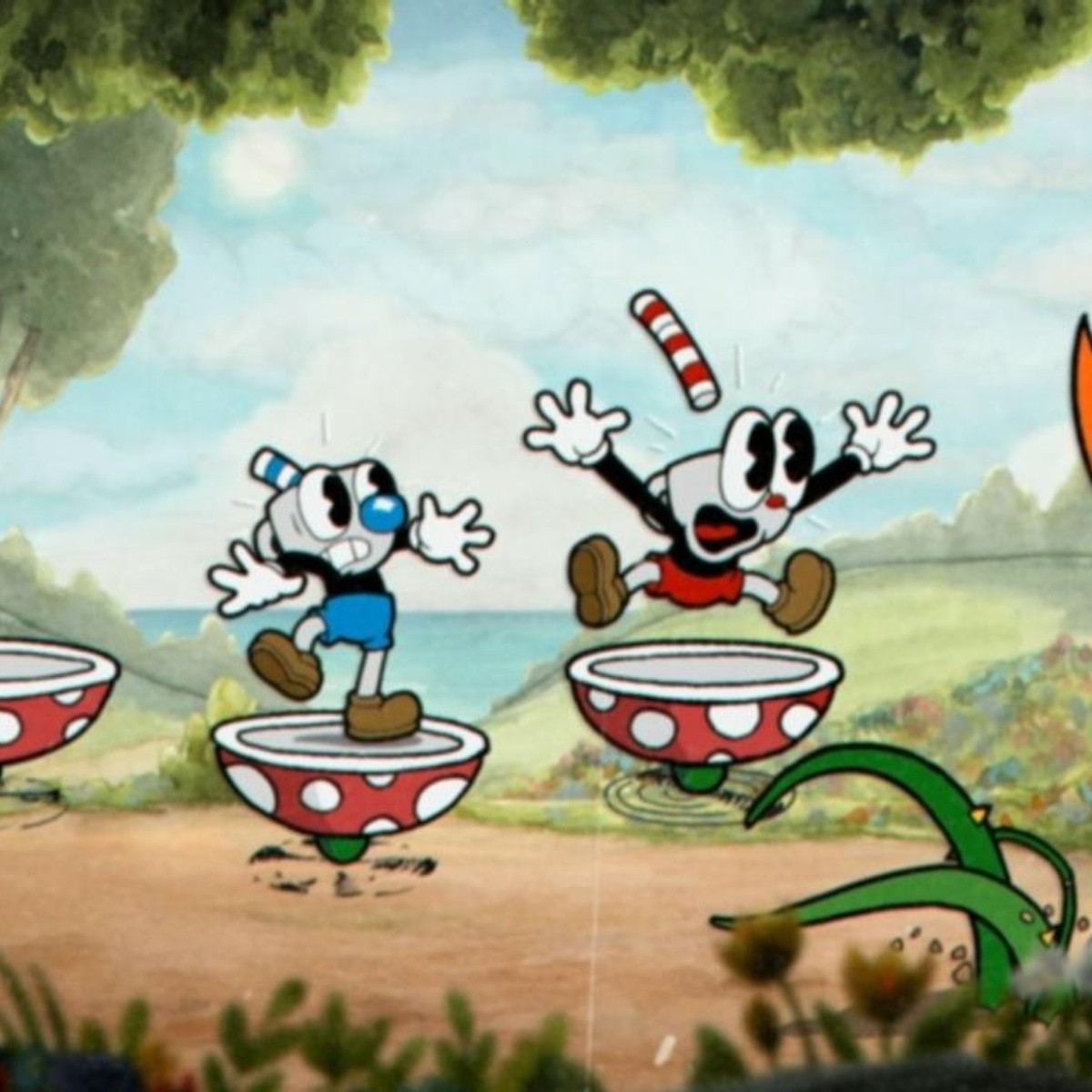 Las skins de Cuphead llegan esta semana a Fall Guys