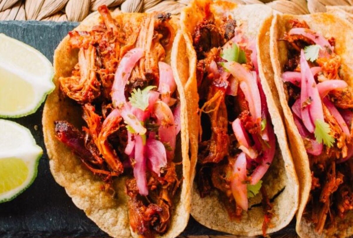 Cómo hacer cochinita pibil de pollo receta para preparar tacos