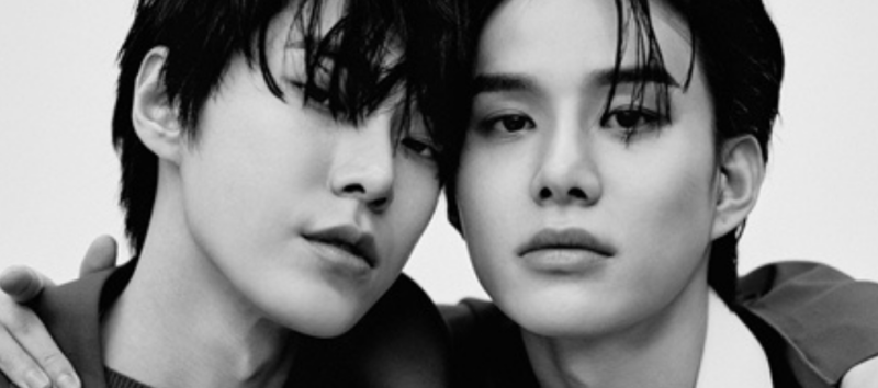 Doyoung y Jungwoo de NCT 127 muestran su gran amistad en sesión fotográfica para Cosmopolitan