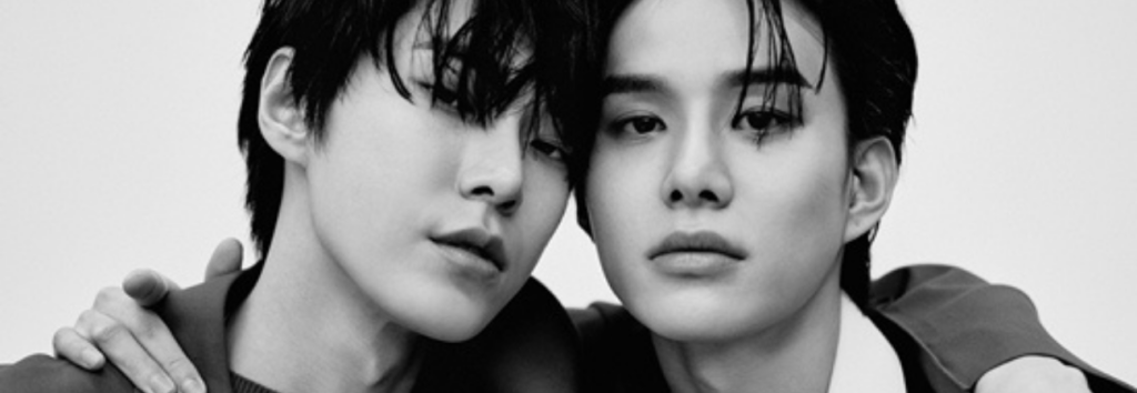 Doyoung y Jungwoo de NCT 127 muestran su gran amistad en sesión fotográfica para Cosmopolitan