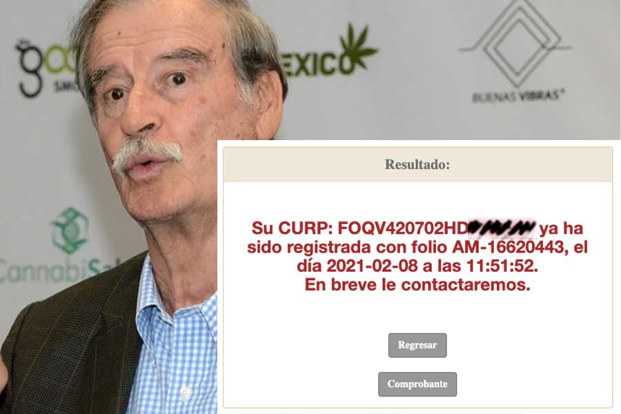 Fox critica a la 4T por falta de vacunas y registro en plataforma… pero ya se apuntó