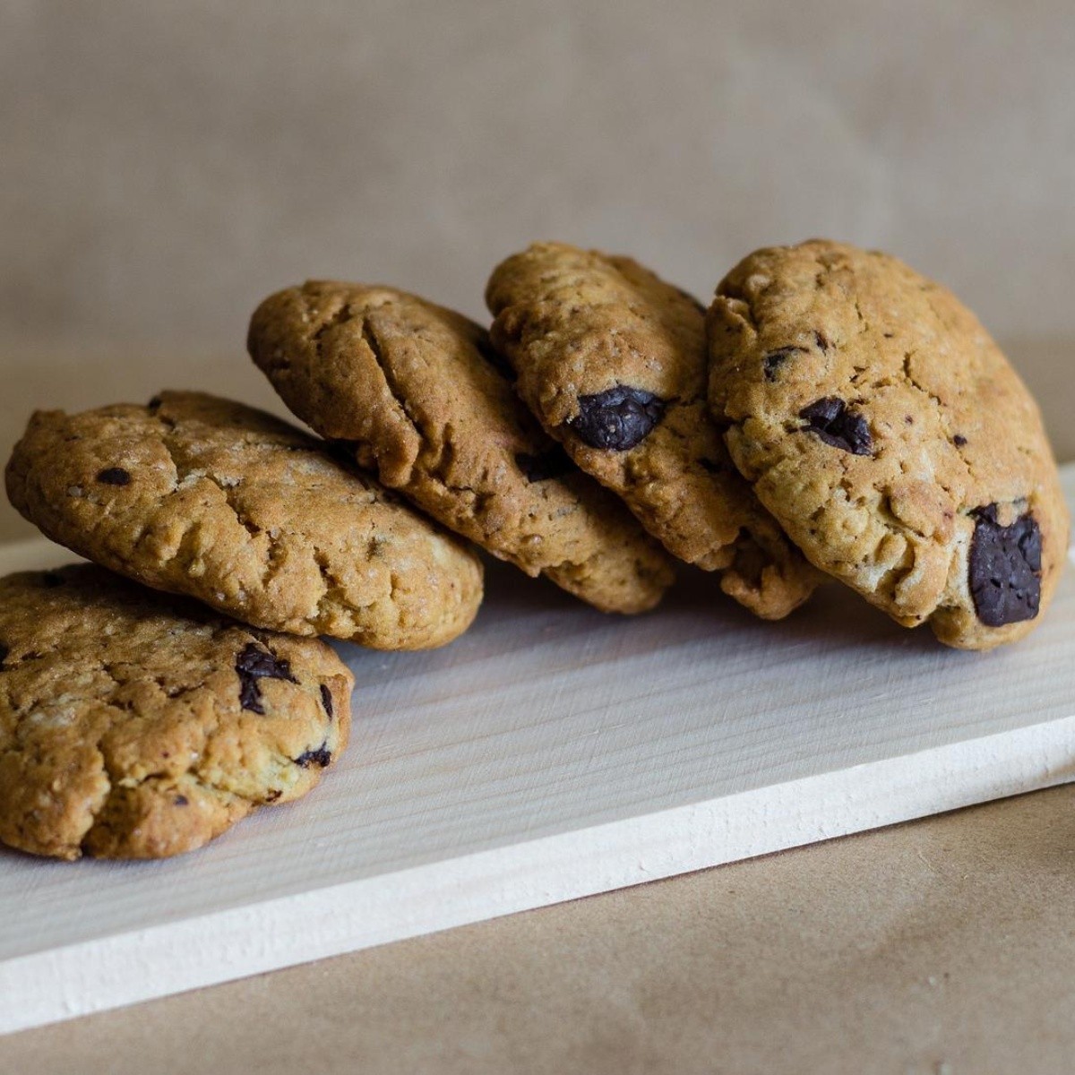 Galletas con chispas de chocolate caseras para diabéticos