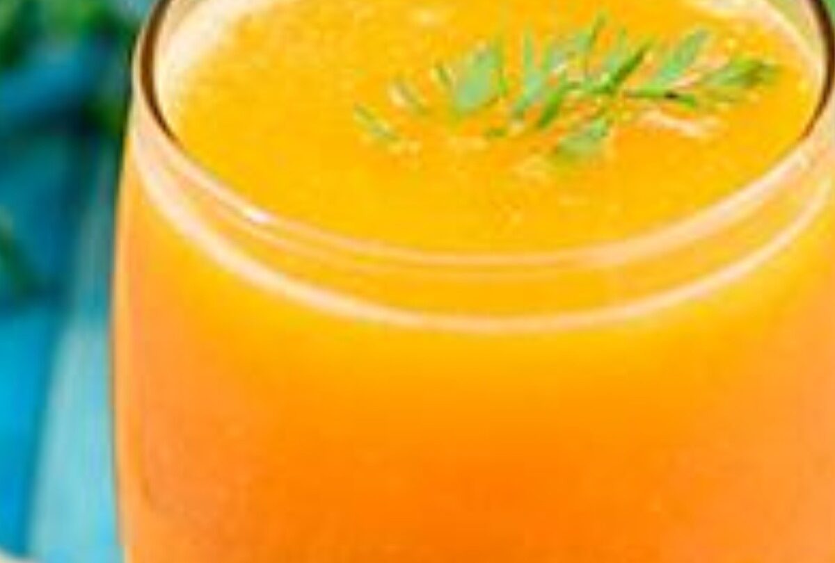 Receta de jugo de durazno con zanahoria jengibre y miel |