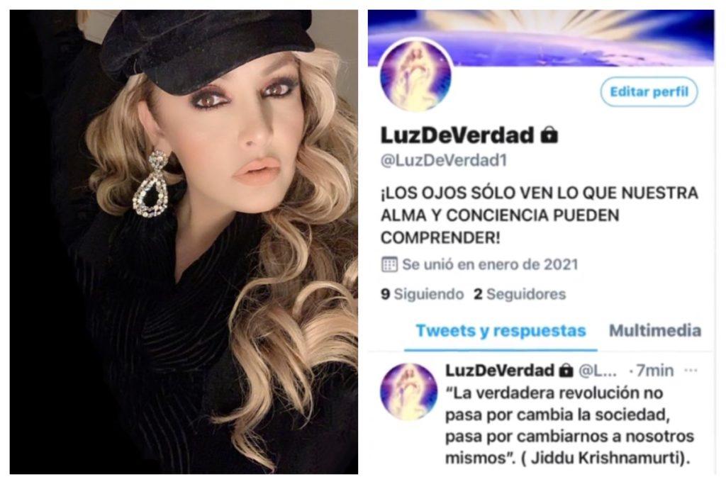 “Luz de verdad”, es el nombre que asignó Paty Navidad a su nueva cuenta de Twitter  