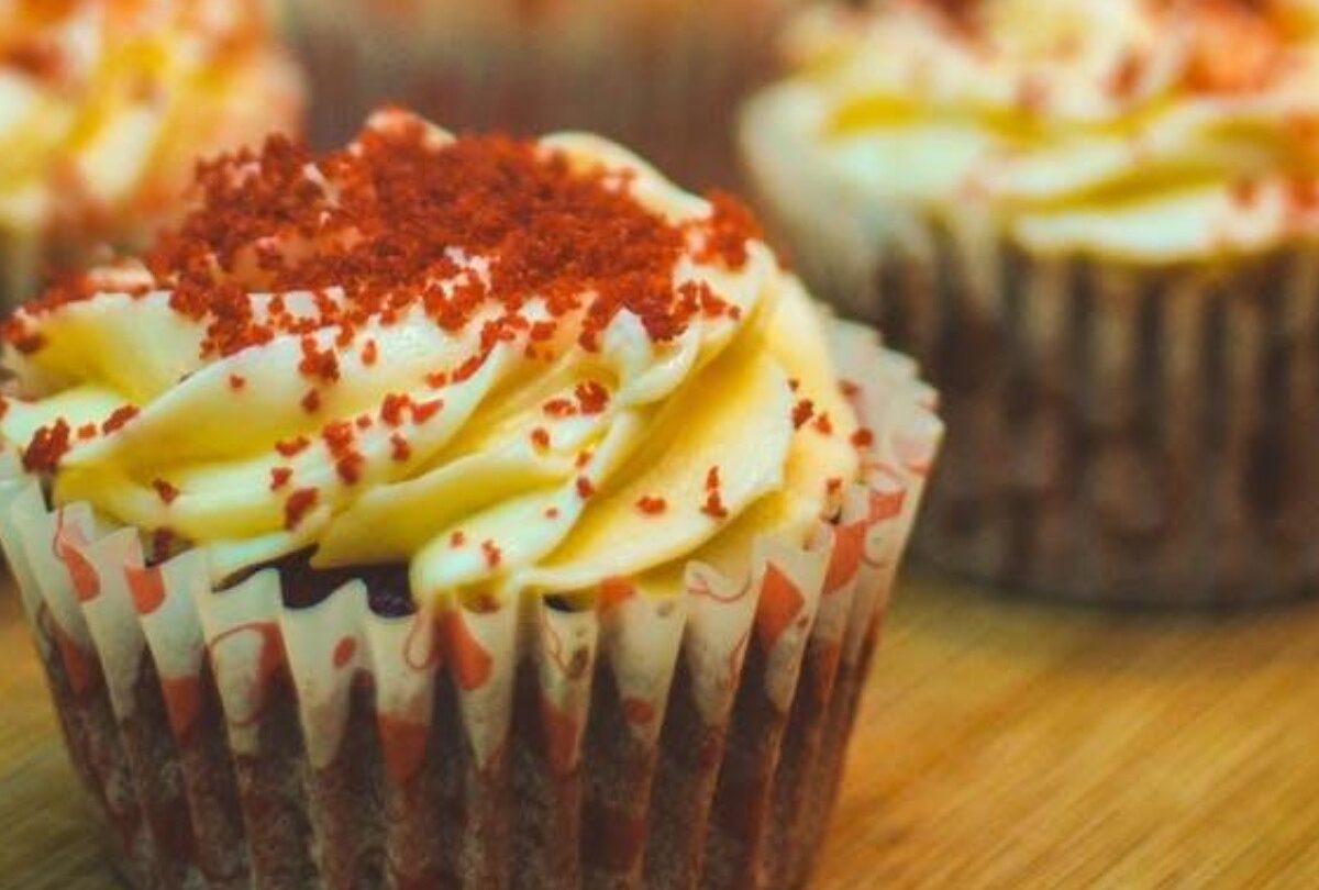 Cupcakes de Red Velvet con queso Philadelphia receta casera |
