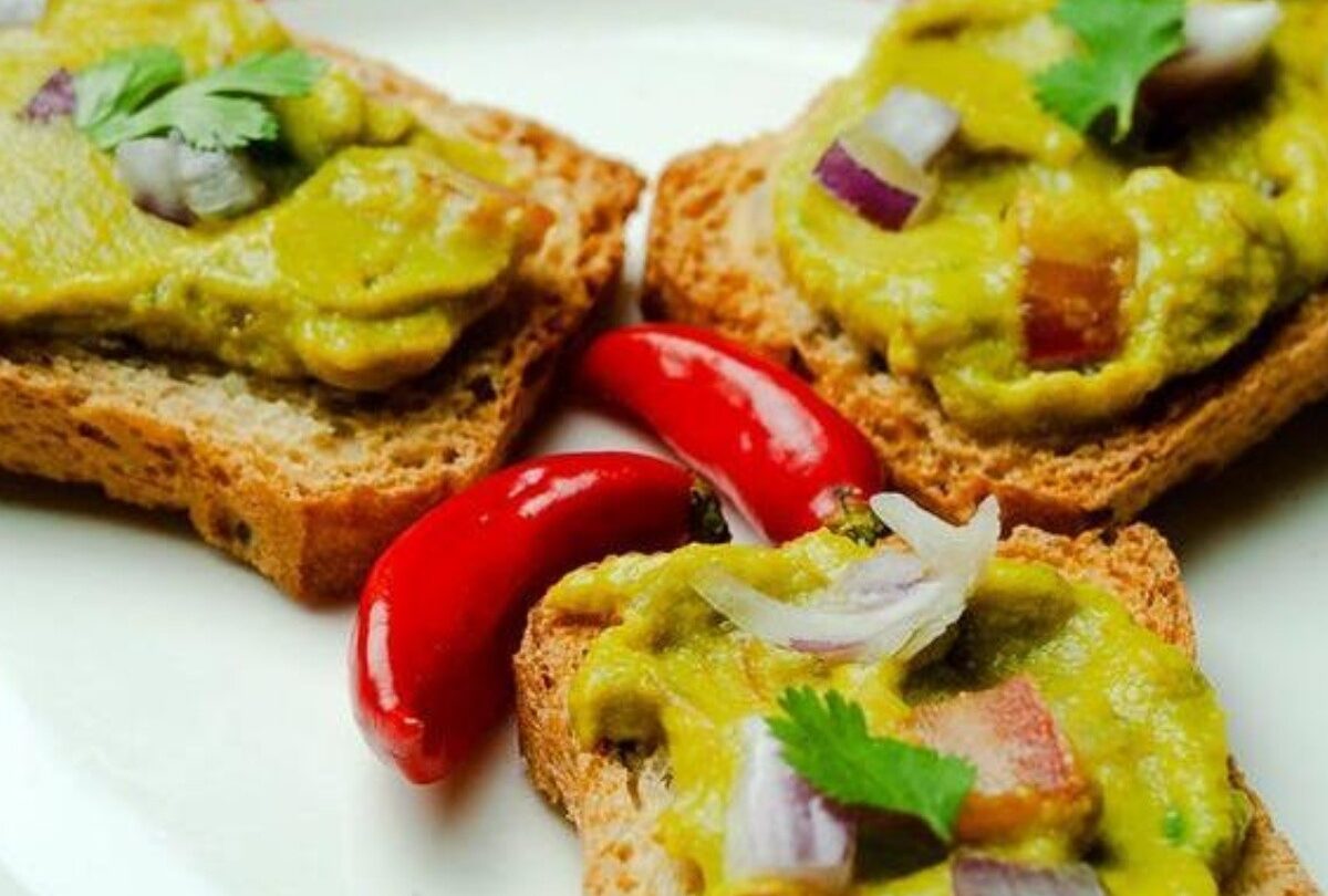 Tostadas con guacamole extra picante receta fácil y rápida |
