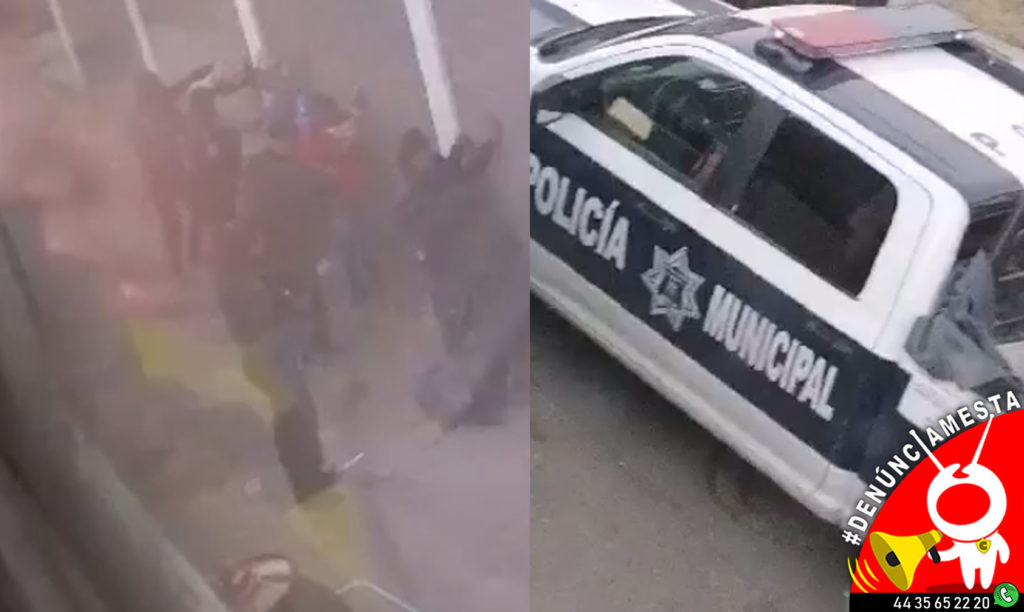 #Denúnciamesta “Estábamos conviviendo y policías nos golpearon”